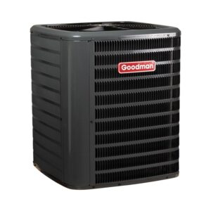 goodman 2.5 ton 14.5 seer2 heat pump split system r32 single stage